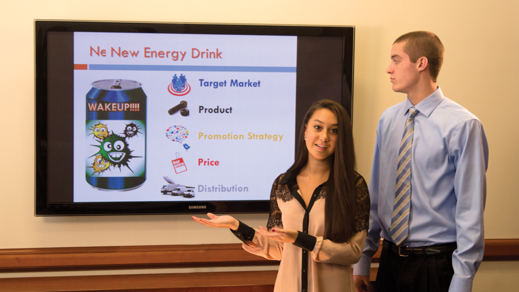 UD marketing students present a marketing concept